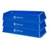 Kit 3 Comedouros Para Animais 25l Azul Gplas