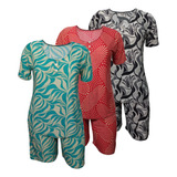 Kit 3 Conjunto Com