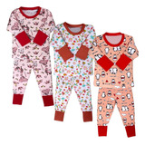 Kit 3 Conjunto De Roupa Pijama