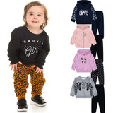 Kit 3 Conjunto Moletom Bebe Algodão Infantil Menina menino