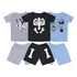 Kit 3 Conjuntos De Pijamas Infantil Masculino Manga Curta