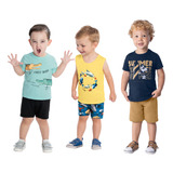Kit 3 Conjuntos Infantil