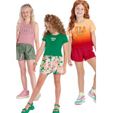 Kit 3 Conjuntos Menina