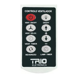 Kit 3 Controle Remoto Para Ventilador De Teto Universal Trio