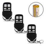 Kit 3 Controle Remoto Portão Eletrônico Ppa Garen Rcg 433mhz