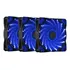 Kit 3 Cooler Fan Led Gamer 120mm Ventoinha Gabinete Azul