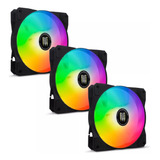 Kit 3 Cooler Fan Led Rgb