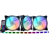 Kit 3 Cooler Fan Rgb 120mm