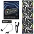 Kit 3 Cooler Lian Li Gamer Uni Fan Sl Wireless 120 Argb