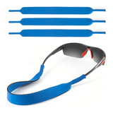 Kit 3 Corda Salva Óculos Neoprene Flutuante Piscina Mar Pro