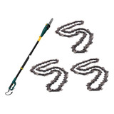 Kit 3 Correntes Podador De Altura Pa750 Tekna