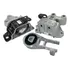 Kit 3 Coxim Motor E Cambio Toro Renegade 1.8 16v Flex Autom.