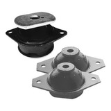 Kit 3 Coxim Motor Uno 1996 1997 1998 1999 2000