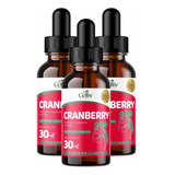 Kit 3 Cranberry Em Gotas Sabor