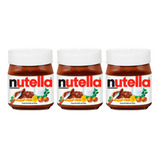 Kit 3 Creme De Avelã Gigante Ferrero Nutella 650g