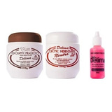 Kit 3 Cremes 3 Esfoliantes 3 Loções Delima suave Fragrance