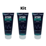 Kit 3 Cremes Anti Atrito Assadura Action Butter Esporte 180g