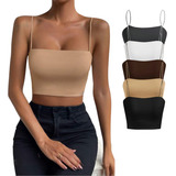Kit 3 Cropped Faixa