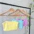 Kit 3 Cropped Feminino Top Faixa Tiras Elásticos Forro Duplo