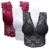Kit 3 Cropped Renda Feminino Top Alça Larga Regata Com Bojo