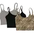 Kit 3 Croppeds Top Sutian Treino Blusa Suplex Básico Casual