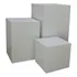 Kit 3 Cubo Para Fotos Fotógrafo Ensaios Studio Decorativo Mdf Branco