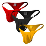 Kit 3 Cueca Calcinha Masculina Sexy Fio Dental Regulagem