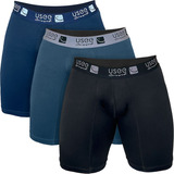 Kit 3 Cuecas Boxer