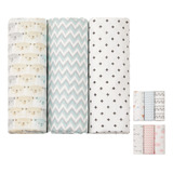 Kit 3 Cueiro Flanelado Papi 80x80cm Soft Premium Swaddle