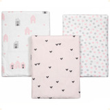 Kit 3 Cueiro Manta Flanelado Dois Lados Bebê Menino Menina