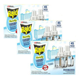 Kit 3 Cx Refil Repelente Líq 45 Noites 2 Unidad 32 9ml Raid