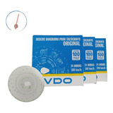 Kit 3 Cxa Discos De Tacógrafo Diário 24h 180km h Vdo 100 Un