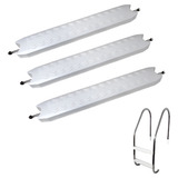 Kit 3 Degraus Para Escada De Piscina Com Tirante