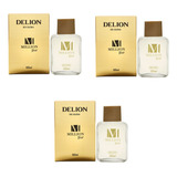Kit 3 Deo Colônia Dia Dos Namorados Million Gold 100ml Amor