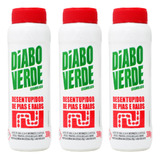 Kit 3 Desentupidor Granulado Ralo Vaso Pia Diabo Verde 300g