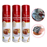 Kit 3 Desmoldante Spray 600ml Uso Culinário Profissional