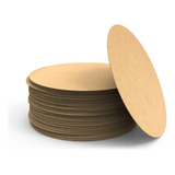 Kit 3 Disco Placa Redonda Mdf Cru 6 Mm 100 Cm Mandala