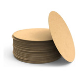 Kit 3 Disco Placa Redonda Mdf Cru 6 Mm 45 Cm Artesanato