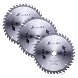 Kit 3 Disco Serra Circular Lamina 7 1 4 40 Dentes P madeira