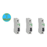 Kit 3 Disjuntor Mini Easy9 Termomag Monop 25a Curva C Schnei