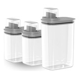 Kit 3 Dispenser Lavanderia