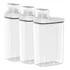 Kit 3 Dispensers Porta Sabão Líquido Pó Amaciante 2 3l Ou
