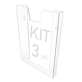 Kit 3 Displays Porta Folha Prontuário