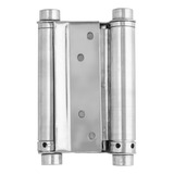 Kit 3 Dobradiça Inox Porta Vai E Vem Bang Bang 4 Pol 10 Cm