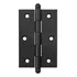 Kit 3 Dobradiças Aço Pino Bola 3 1/2  X 2 5/16  Preto Fosco Stam