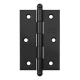 Kit 3 Dobradiças Aço Pino Bola 3 1 2 X 2 5 16 Preto Fosco Stam