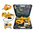 Kit 3 Em 1 Macaco Elétrico   Chave De Roda 12v   Compressor