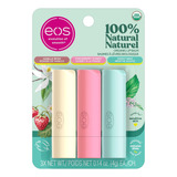 Kit 3 Eos Lip Balm Bastão 100 Natural Orgânico 4g