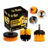 Kit 3 Escovas De Limpeza Pesada Tcw300 The Black Tools Para Parafusadeira Furadeira