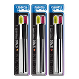 Kit 3 Escovas Dente Pro Slim 5700 Cerdas Jadepro Blster 2und